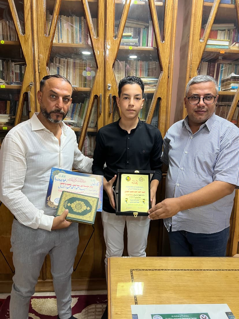 من حفل ٣ تكريم المتفوقين بمكتبة نور مصر